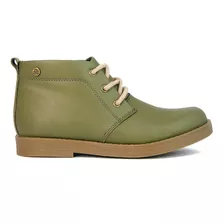 Botas Mujer Botitas Cuero Cordones Clasica Mara Urbana Moda