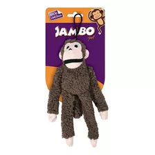 Brinquedo De Pelúcia Para Cachorro Macaco Mini Marrom Jambo