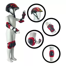 Kit Proteção Infantil Capacete Joelheiras Cotoveleiras Zippy