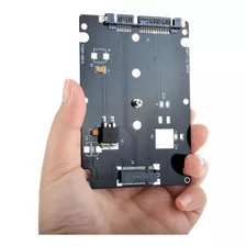 Case Convertidor Adaptador M.2 Ngff Ssd A Sata 2.5 Carcasa Color Negro