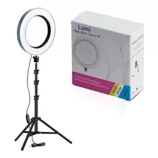 Ring Light Completo Iluminador Led Portátil 26cm + Tripé 2m