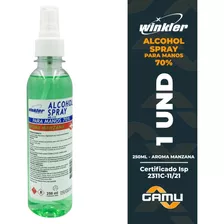 Alcohol Spray Para Manos 70% 250ml - 1 Unidad