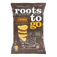 Kit Com 4 Chips De Batata Doce E Especiarias 45g Roots To Go