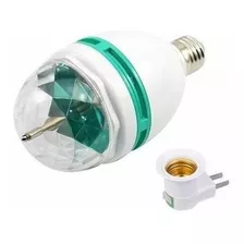 Lâmpada Rotativa Giratória Led Colorido Bola Maluca Festas 110v/220v