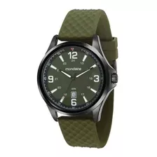Relógio Verde Militar Masculino Mondaine 32415gpmvpi2