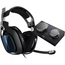 Audifono Gamer Astro A40 Tr + Mixamp Pro Tr 4°gen Negro