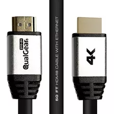 Cable Qualgear High Speed Rrlong Hdmi 2.0 Con Ethernet (50 P