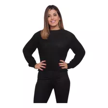 Blusa Manga Longa Tricot De Inverno