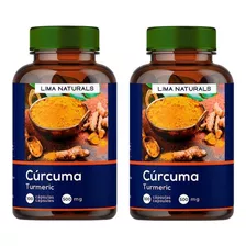 Pack 02 Frascos Curcuma Natural - Defensas Fuertes