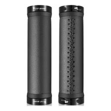 Set De Puños Para Bicicleta Negro 130x33mm Antideslizante