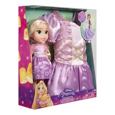 Boneca Princesas Disney Rapunzel C/fantasia Multikids Br1933