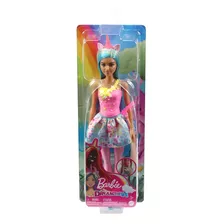 Barbie Fantasy Boneca Unicórnio Rosa Hgr21