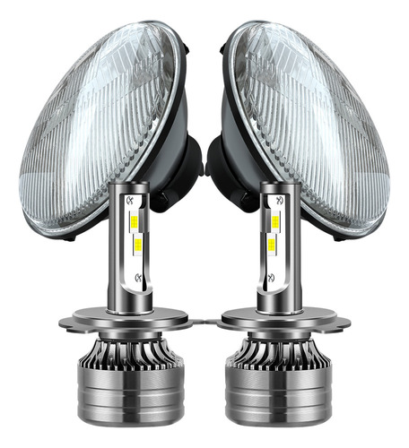 9007 Kit De Faros Led 120w 12000lm 6500k Blanco Hi/lo