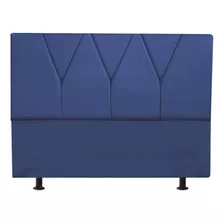 Cabeceira Cama Box Estofada Jade King 195cm Cores No Suede