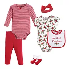 Ropa Navideña Para Bebe Hudson Baby Juego De Canastilla De A