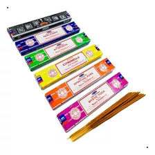 Incenso Massala Nag Champa Satya Seleção De Aromas 6cx D15gr