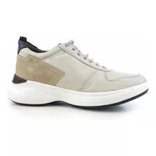 Tenis Deportivo Spirit Blanco Max Denegri +7cms De Altura