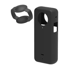 Capa Preta Em Silicone Para Insta360 X3 Blackbag