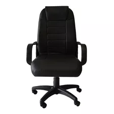 Sillón Ergonomic Ejecutivo Vinil Negro Nuevo