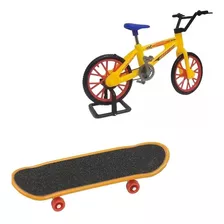 Kit Skate Dedo X-finger + Bicicleta Dedo Radical Acessórios