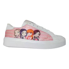 Tenis Urbano Blackpink Tema Deportivo Moda K-pop Suela Alta