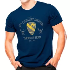 Camiseta Estampada Cavalaria Do Eua | Azul - Atack