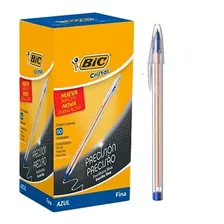 Lapices Bic Punta Fina Azul Caja 50 Unidades 