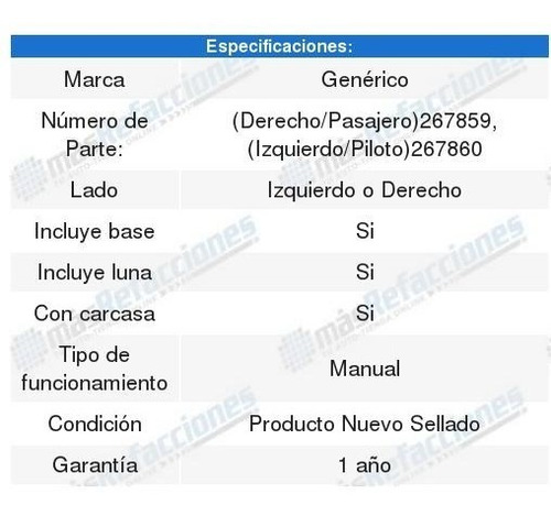 Espejo P/hyundai Grand I10 2015-2017 Foto 3