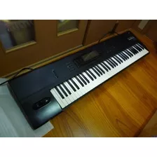 Korg 01/w Pro 76-key Keyboard Synthesizer Black Keyboard