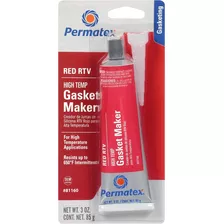 Silicon Permatex Gasket Maker, Empaque 85gr Red High Temp