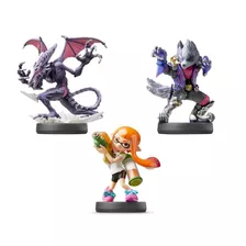 Amiibo Ridley Inkling Girl Wolf Ultimate Smash Bros Switch