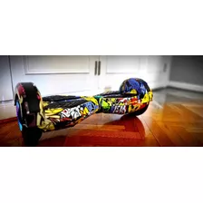 Patineta Scooter Electrica Hoverboard Luz Rgb Parlante Bt 