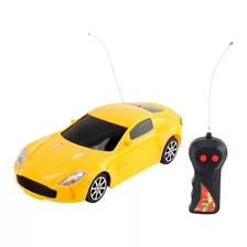 Carro Controle Remoto Corrida Hype Speed Amarelo - Bbr Toys