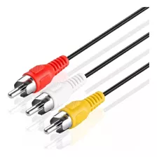 Cable Premium Audio Video 3 Rca A Rca - 1.5 Metros Nuevo!