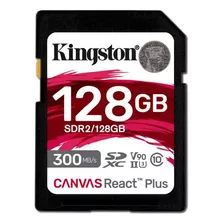 Cartão Memória Kingston Sd Xc 128gb React Plus Uhs-ii 300mbs