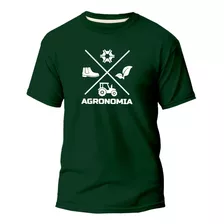 Camiseta Algodão Premium Estampa Digital Agronomia Agro Dtf