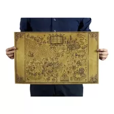 Mapa Wizarding World Of Harry Potter Póster + Regalo