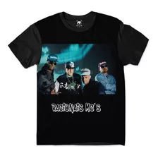 Camiseta Racionais Mano Brown Edi Rock Kl Jay Ice Rap