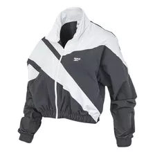 Reebok Campera Mujer - Cl Ae Fr Tt Negroblanco