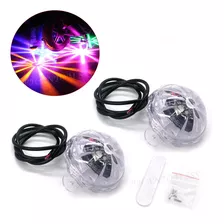 Luz Lampara De Chasis Decorativas Led Colores Moto Y Auto 2x