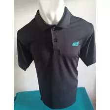 Playera Polo Negra Nylon Quetzalcóatl