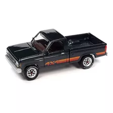 1985 Ford Ranger Xl Negra 1:64 Johnny Lightning