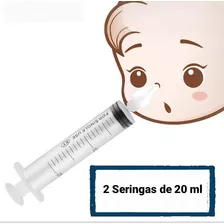 Seringa Nasal Para Bebes Ponta Em Silicone Macio