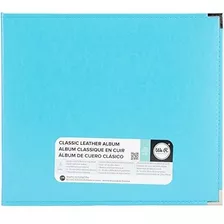 We R Memory Keepers 660901 Classic Piel Album 12x12 Aqua