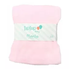 Manta Bebê Menina Rosa Microfibra Cobertor Tip Top Cor Rosa Tamanho Único