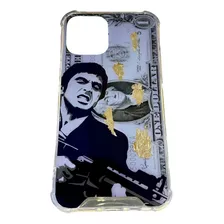  Funda De Tony Montana Hoja De Oro (para Todos Los Modelos)