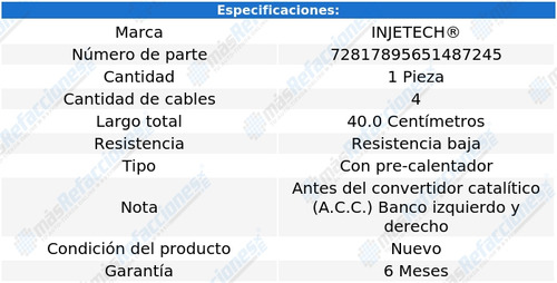 Sensor Oxgeno Acc Tacoma V6 4.0l De 2009 A 2011 Injetech Foto 2