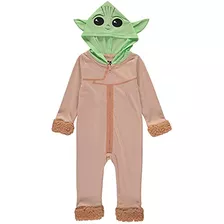 Mono De Manga Larga Costume Baby Yoda De Star Wars, De 3 A 6