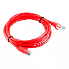 Cable De Red U/ftp Powest Npc6a7r-3607 Blindado Rojo Cat6a