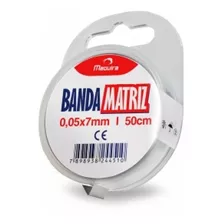 Banda Matriz De Acero Maquira 50cm 0.7mm Rollo Odontología